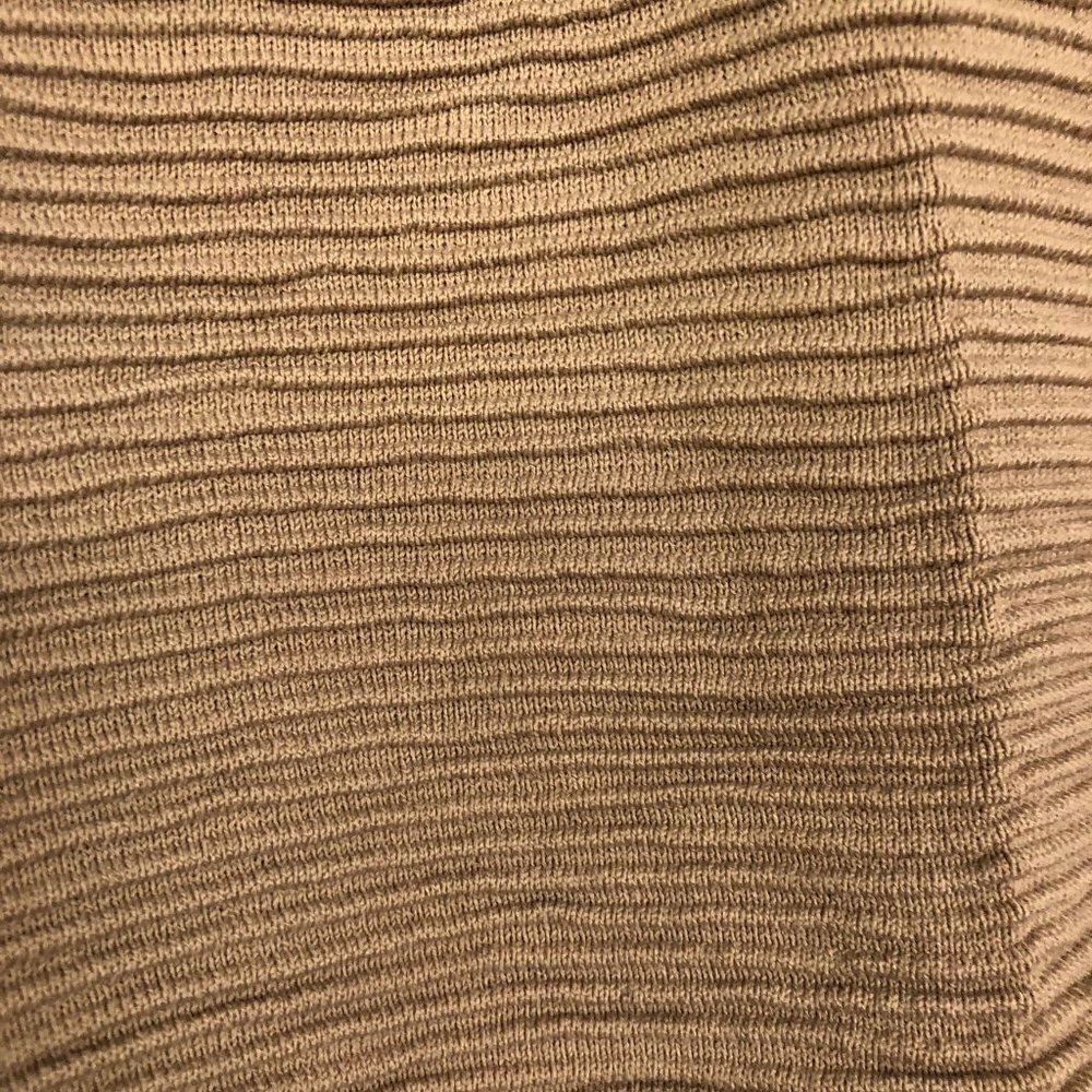 ARITZIA BABATON Alrik Beige Textural Knit Crewneck Light Crop Tank Top Sz XXS - Picture 5 of 7